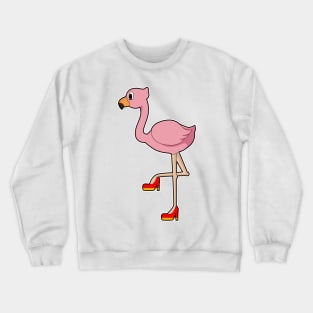 Flamingo High heels Crewneck Sweatshirt